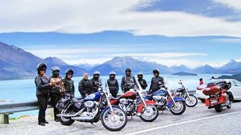 Harley touring New Zealand